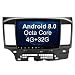SYGAV Android 8.0 Oreo Car Stereo 8 Core 4G Ram GPS Navigation Head Unit Radio for 2008-2017 Mitsubishi Lancer EVO X Without OEM Rockford Fosgate Amplifier