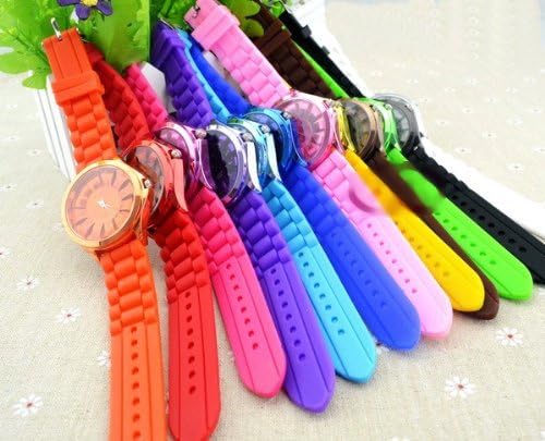 Women Men Unisex Cute Moustache Dial Fashion Brown Leather Watch