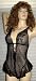 Victoria's Secret Very Sexy Black Teddy Babydolls Large