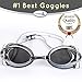 GogglX Swimming Goggles for Men and Women with 3 Pcs Nose Bridge
