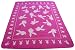 Zap Playboy Funny Bunny Fleece Blanket, Pink