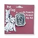 Rectangle Saint Francis Pet Tag title=
