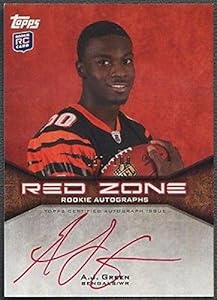 2011 Topps #RZRAAJG A.J. Green Rookie Red Zone Auto #057/100 - NFL Autographed Rookie Cards