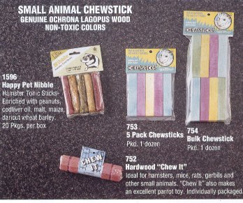 WOOD CHEW STICKS