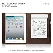 elago Note Leather Cover for iPad2,3,4 - Dark Brown