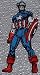 Search : CAPTAIN AMERICA Marvel Comics Standing Figure PATCH