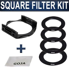 Click here to buy Essential Kit for Cokin P Series System, Includes: Ring Set (52MM, 58MM, 62MM and 67MM) +... by Goja.