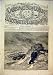 1858 SHEPHERD CHRISTMAS BRIGHTON DOWNS SHEEP SNOW DOG