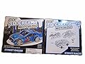 DIY 3D Creator Motorized Street Racer - Race Car Kit 3 colors Yellow, Red and Blue Bundle Set