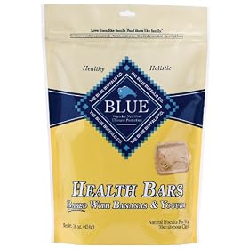 Blue Buffalo Health Bars for Dogs, Banana Yogurt, 16-Ounce Bag
