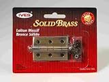 2 x 1 3/8 Decorative Hinge Antique Brass