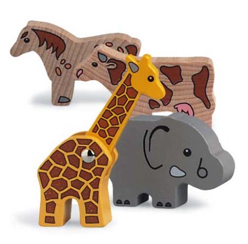 Childrens Toyshop  Toys : BRIO 33369 Wooden Railway System: Animal Pack