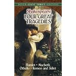 Four Great Tragedies: Hamlet, Macbeth, Othello and Romeo and Juliet (Giant Thrifts) book cover