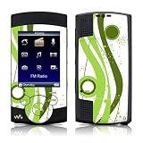 Fantasy Green Design Skin Decal Sticker for the S Series Sony Walkman
