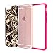 True Color Case Compatible iPhone 6s Plus Case Real HD Camo Tree Grass Straw Hunter Slim Hybrid Hard Back +Soft TPU Bumper Protective Durable [True Protect Series] - Pink