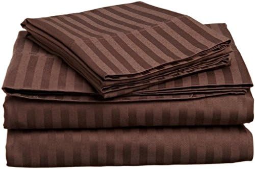 Uwant Egyptian Comfort 1800 Count 4 Piece Deep Pocket Striped Bed Sheet Set Multicolor