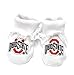 Ohio State White Lace Baby Booties Boxed Gift Set-NCAA LICENSED