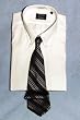 White All Cotton Button Down Dress Shirt