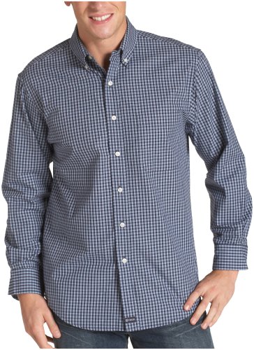 Buy Now at Amazon.com: IZOD Mens Long Sleeve Point Collar Doeskin Poplin Woven Shirt