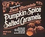 Trader Joe's Dark Chocolate Pumpkin Spice Salted Caramels - 6.2oz Box