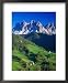 St. Magdalena Kalian Italian Dolomites Framed Art Poster Print by Peter Adams, 18x22