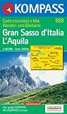 Carte touristique : Gran Sasso d\' Italia, L\' Aquila