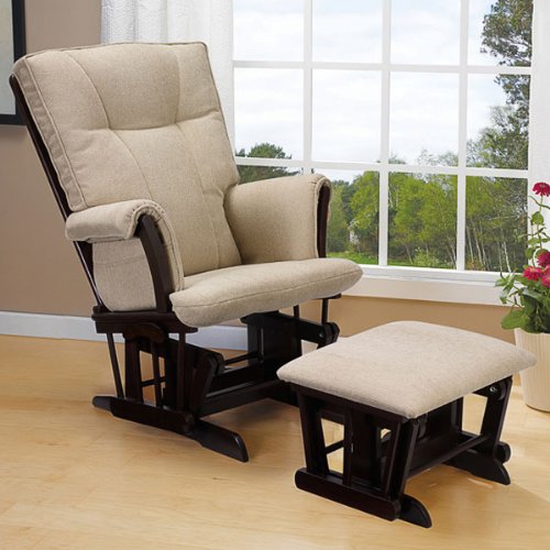 Oeko Cassidy Glider Rocker with Ottoman