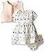 Rosie Pope Baby Girls' 3 Piece Mountain Printed Jersey Dress, Diaper Cover and Vest Set