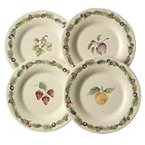 Pfaltzgraff Jamberry Accent 9-Inch Luncheon Plates, Set of 4