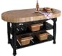 John Boos & Co. American Heritage Collection Black Harvest Table 60x30x4-in.
