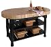 John Boos & Co. American Heritage Collection Black Harvest Table 60x30x4-in.
