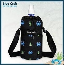 BLUE CRABS Water Bottle Holder Blue Crab Sport Bottles