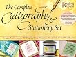 The Complete Calligraphy & Stationery Set with Book(s) and Other and Pens/Pencils and Ink Pad and Stamp Pad