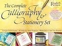 The Complete Calligraphy & Stationery Set with Book(s) and Other and Pens/Pencils and Ink Pad and Stamp Pad