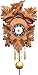 Black Forest Carved Clock - Battery Operated Movement - 0125-1QP