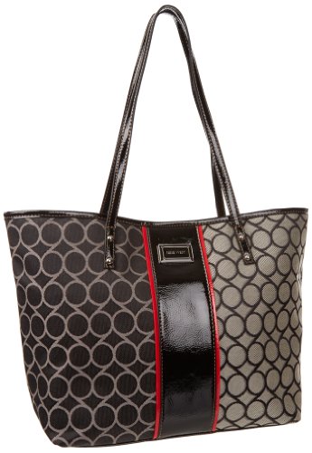 Nine West 9S Jacquard Medium Shopper Tote Handbag