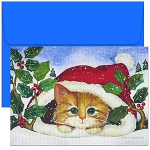 Christmas Kitten Christmas Cards -