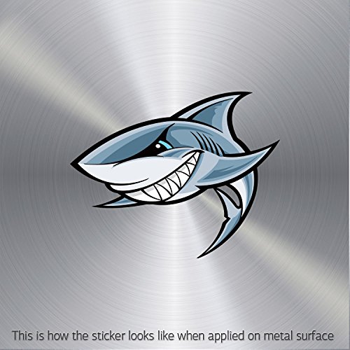 Hobby Stickers Cartoon Shark Showing Teeth 01777 Skate Specialty Funny Weat (24 X 19.0 In)