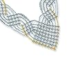 14K Two-Tone Gold Necklace - 18" - Balinese Bead Collection