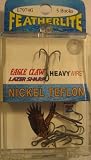 Eagle Claw FeatherLite Lazer Sharp Treble Hooks - Size 4