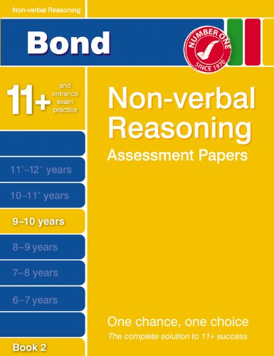 Bond Assessment Papers in Non-verbal Reasoning 9-10 Years Book 2