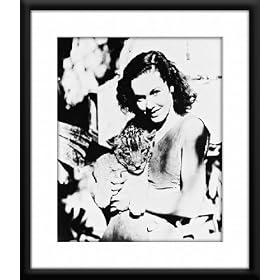 Maureen O'Sullivan Framed And Matted 8x10 B&W Photo (Tarzan and His Mate)