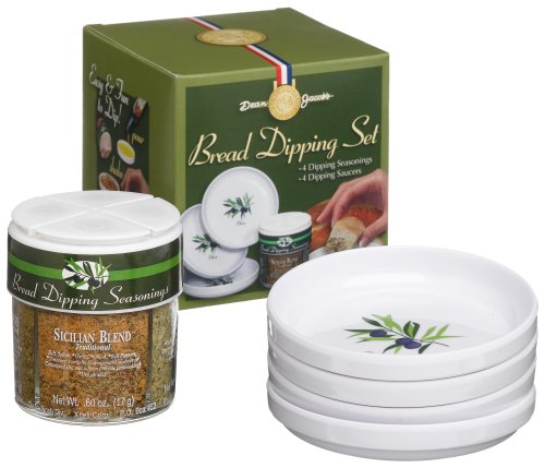5-piece Melamine Bread Dipping Set, 2.4-Ounce Boxes (Pack of 4) by Dean Jacobs