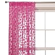 Sheer Flocked Dot Window Panel - Pink (42x84")
