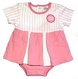 Chicago Cubs Pink and White Cheerdress
