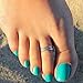 ABC(TM) 2PC Women Adjustable Antique Silver Metal Toe Ring Foot Beach Jewelry