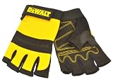 DeWalt PERFORM4 1/2 Synthetic Padded Leather Palm Gloves DeWalt PERFORM4 1/2 Synthetic Padded Leather Palm Gloves