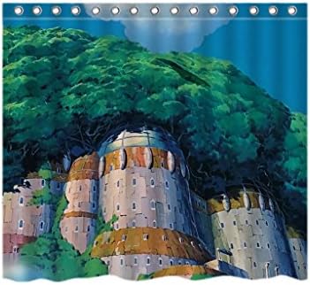 Arhowk DIY 100 Studio Ghibli Album On Better Curtains Waterproof Polyester 66 x 72 Inch Shower Curtain
