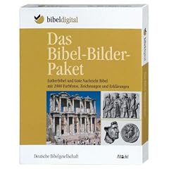 Bibelausgaben, Deutsche Bibelgesellschaft : Das Bibel-Bilder-Paket, 1 CD-ROM Luther-Bibel und Gute Nachricht Bibel mit 2000 Farbfotos, Zeichnungen und Erkl�rungen. Mit Erschlie�ungsprogramm MFchi. F�r Windows ab 98