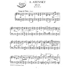 Buy Arensky Duo Op. 36, No. 6: Instantly download and print sheet music by Arensky